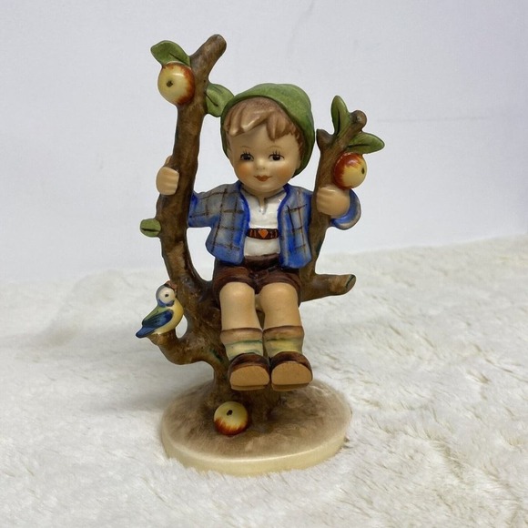 Vintage Goebel Hummel Apple Tree Boy Bird No. 142/I West Germany 6" Figurine - Picture 1 of 5